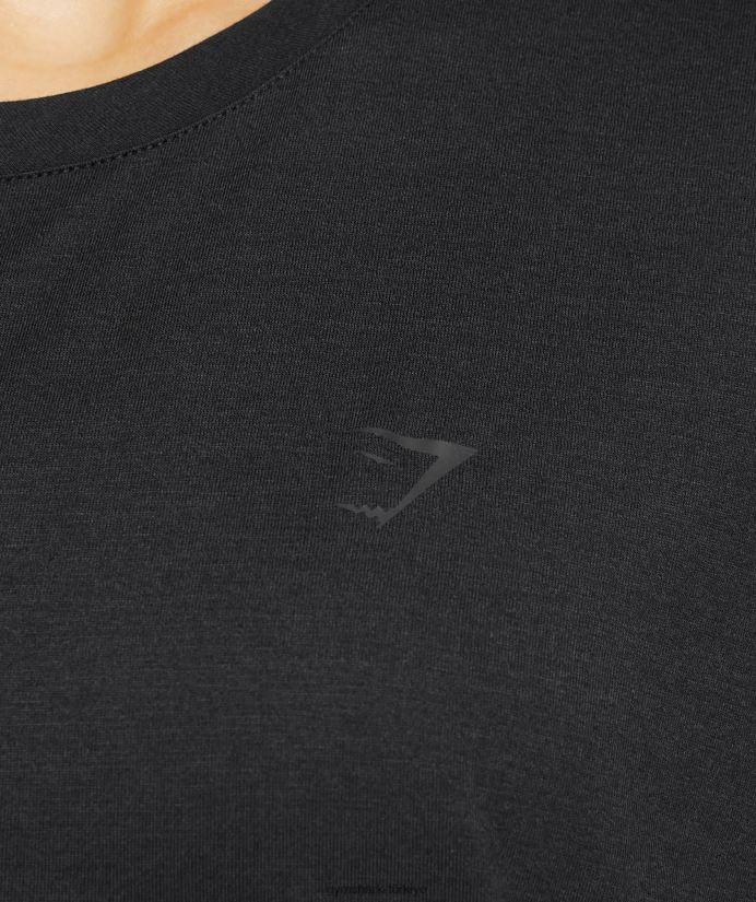 süper yumuşak tişört kadınlarGymshark siyah 02H048418
