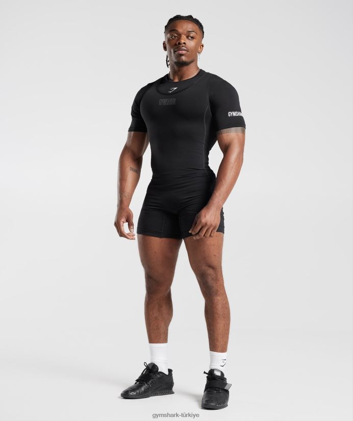 tekli tişört kadınlarGymshark siyah 02H048497