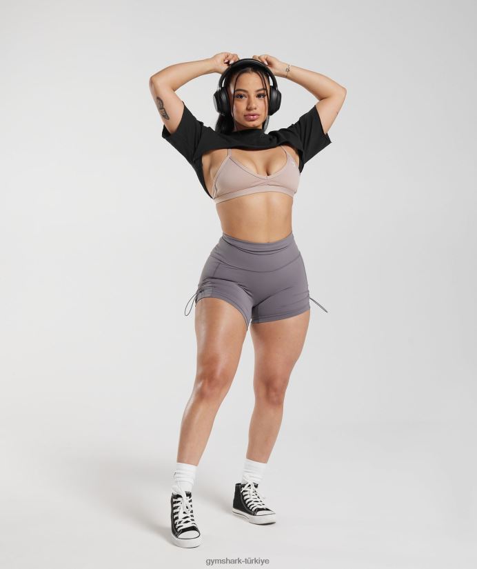 miras omuz silkme üst kadınlarGymshark siyah 02H048496