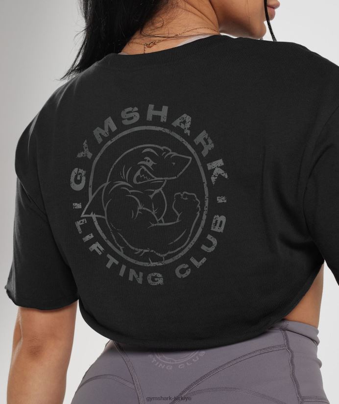 miras omuz silkme üst kadınlarGymshark siyah 02H048496