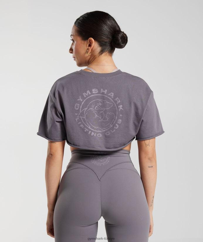 miras omuz silkme üst kadınlarGymshark titanyum grisi 02H048494