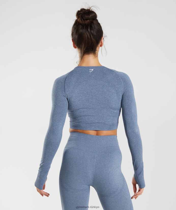 vital dikişsiz 2.0 kısa üst kadınlarGymshark akşam mavisi marn 02H048468