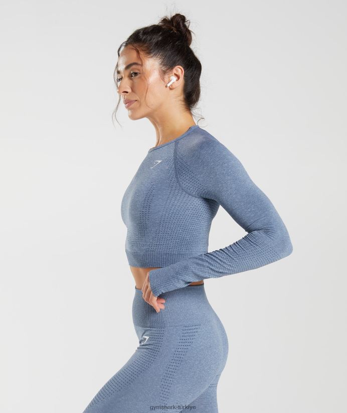 vital dikişsiz 2.0 kısa üst kadınlarGymshark akşam mavisi marn 02H048468