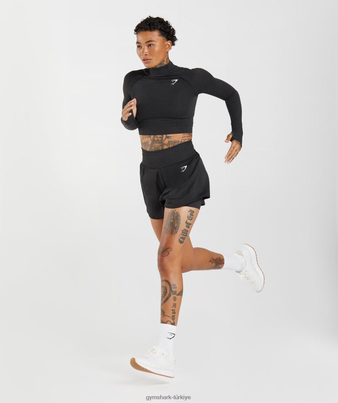 vital dikişsiz 2.0 yüksek boyunlu midi üst kadınlarGymshark siyah kırçıllı 02H048438